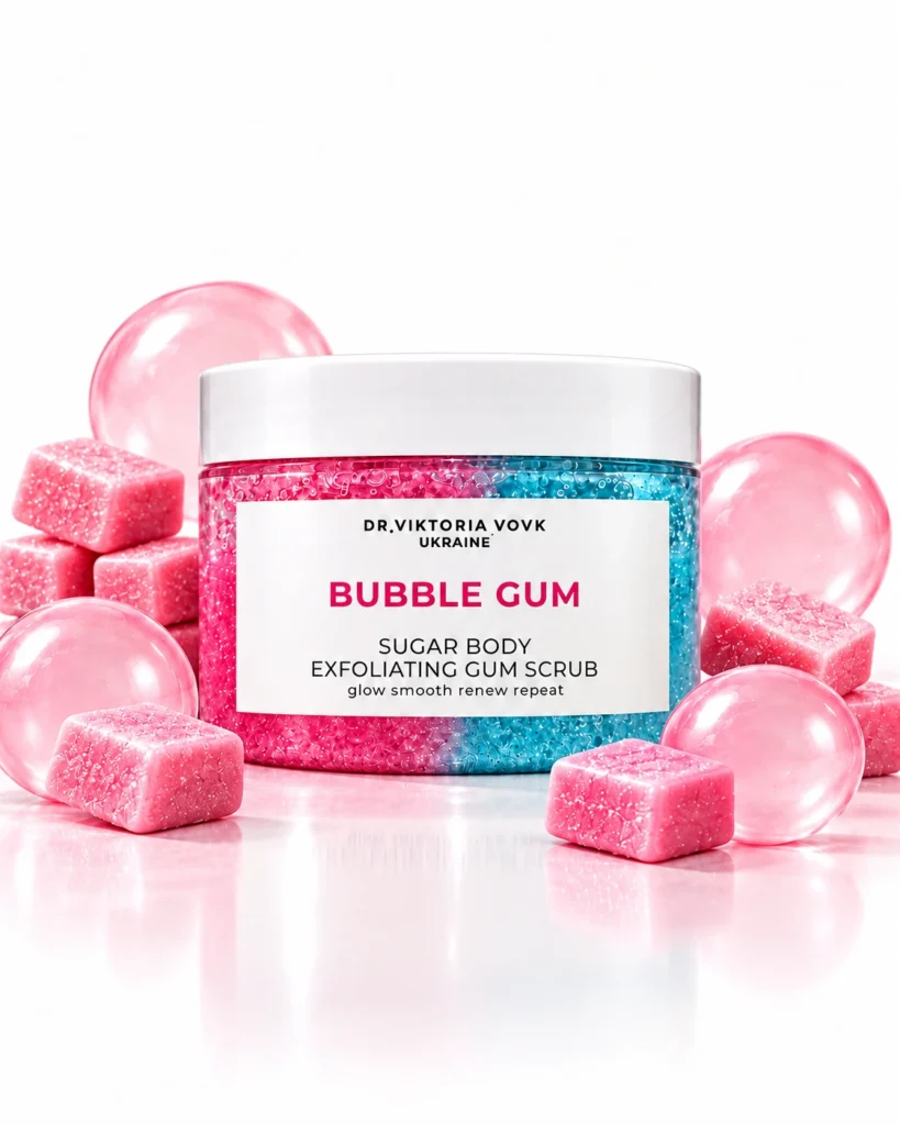Bubble Gum — Цукровий скраб DR VIKTORIA VOVK