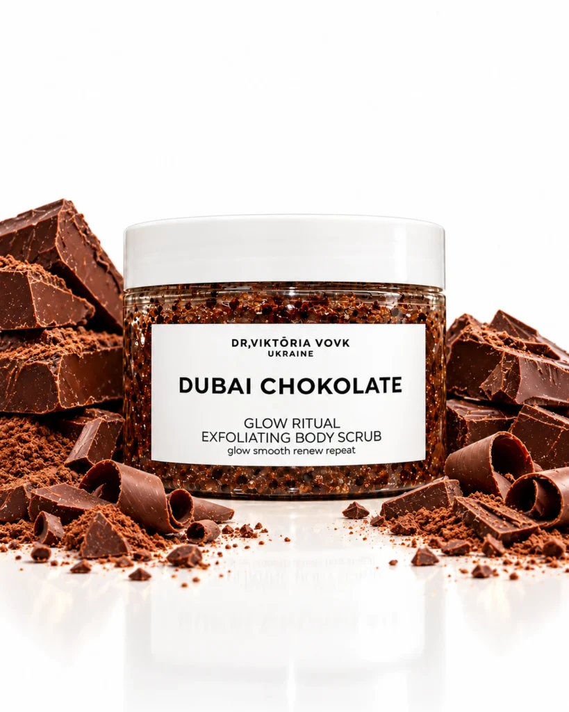 Dubai Chokolate — Скраб для тіла DR VIKTORIA VOVK