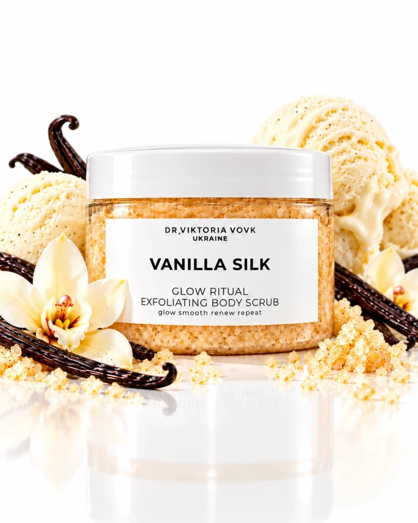 Vanilla Silk — Цукровий скраб DR VIKTORIA VOVK